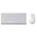 Комплект (клавиатура, мышь) беспроводной A4Tech FG1112 White