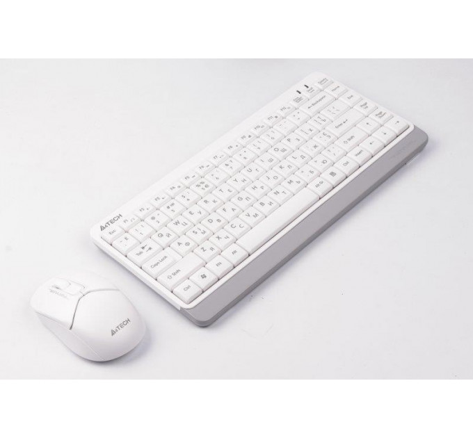 Комплект (клавиатура, мышь) беспроводной A4Tech FG1112 White