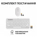 Комплект (клавиатура, мышь) беспроводной Logitech Pebble 2 Combo White (920-012240)