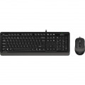 Комплект (клавиатура, мышь) A4Tech F1010 Black/Grey