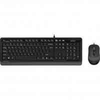 Комплект (клавиатура, мышь) A4Tech F1010 Black/Grey