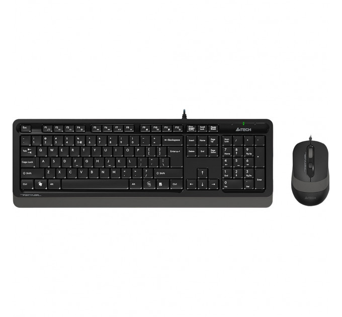 Комплект (клавиатура, мышь) A4Tech F1010 Black/Grey