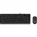 Комплект (клавиатура, мышь) A4Tech F1010 Black/Grey