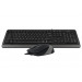 Комплект (клавиатура, мышь) A4Tech F1010 Black/Grey