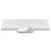 Комплект (клавиатура, мышь) A4Tech F1010 White