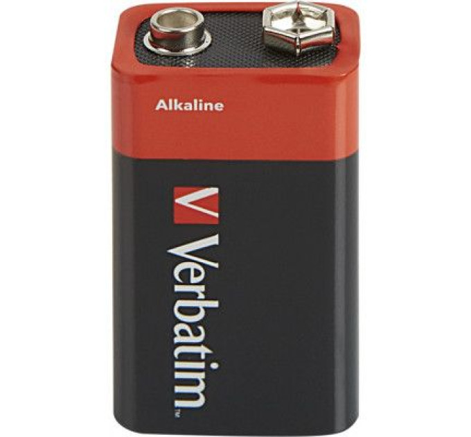 Verbatim Батарейка Verbatim Крона Alcaline 9V * 1 (49924)
