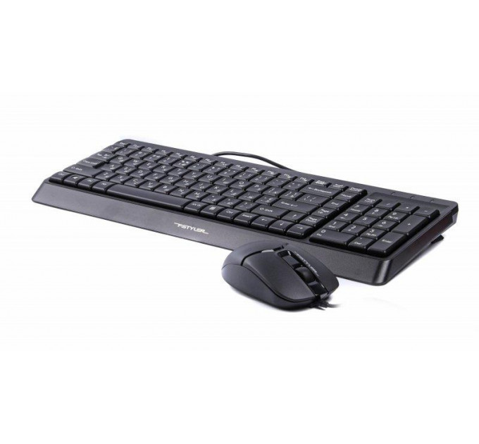 Комплект (клавіатура, миша) A4Tech F1512 Black