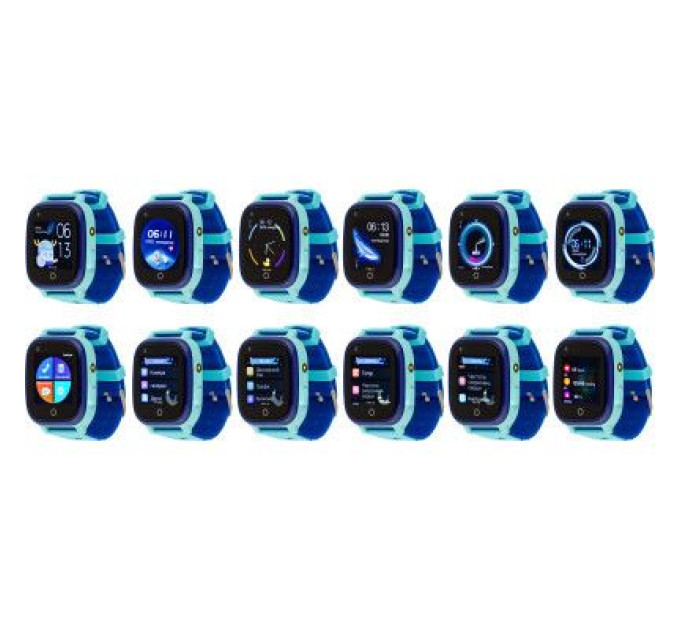 Amigo Смарт-годинник Amigo GO005 4G WIFI Kids waterproof Thermometer Blue (747017)