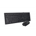 Комплект (клавиатура, мышь) A4Tech KR-8372S Black