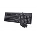 Комплект (клавиатура, мышь) A4Tech KR-8372S Black