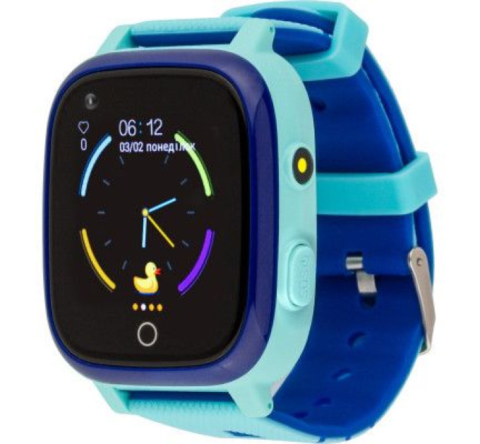 Amigo Смарт-годинник Amigo GO005 4G WIFI Kids waterproof Thermometer Blue (747017)