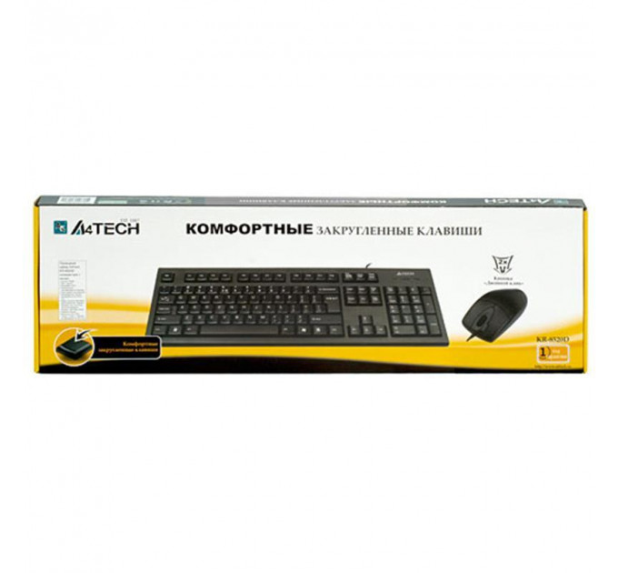 Комплект (клавиатура, мышь) A4Tech KR-8520D Black