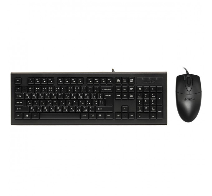 Комплект (клавиатура, мышь) A4Tech KR-8520D Black