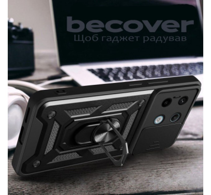 BeCover Чохол до мобільного телефона BeCover Military Poco X6 Pro Black (711157)