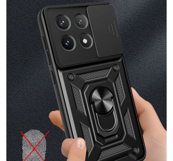 BeCover Чохол до мобільного телефона BeCover Military Poco X6 Pro Black (711157)