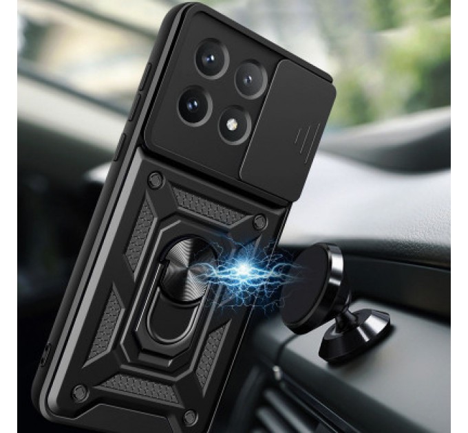 BeCover Чохол до мобільного телефона BeCover Military Poco X6 Pro Black (711157)