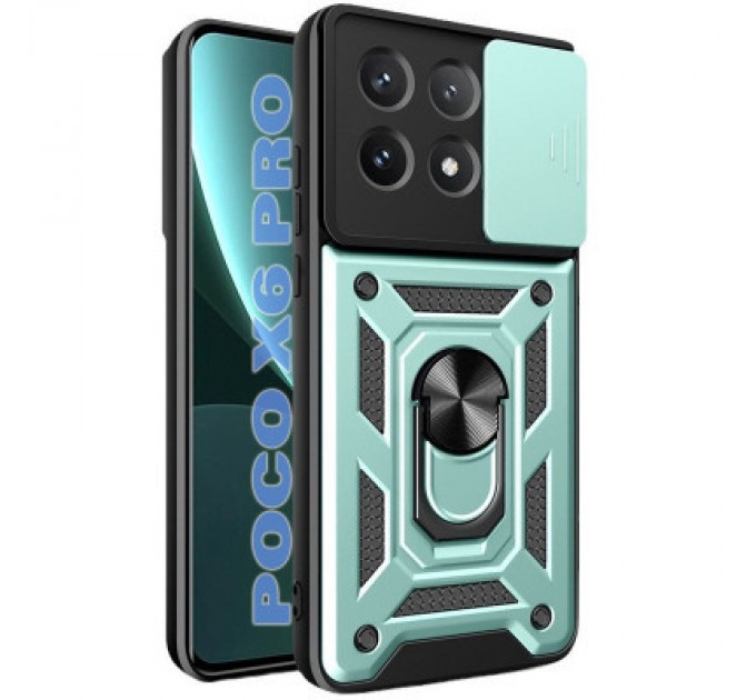 BeCover Чохол до мобільного телефона BeCover Military Poco X6 Pro Dark Green (711159)