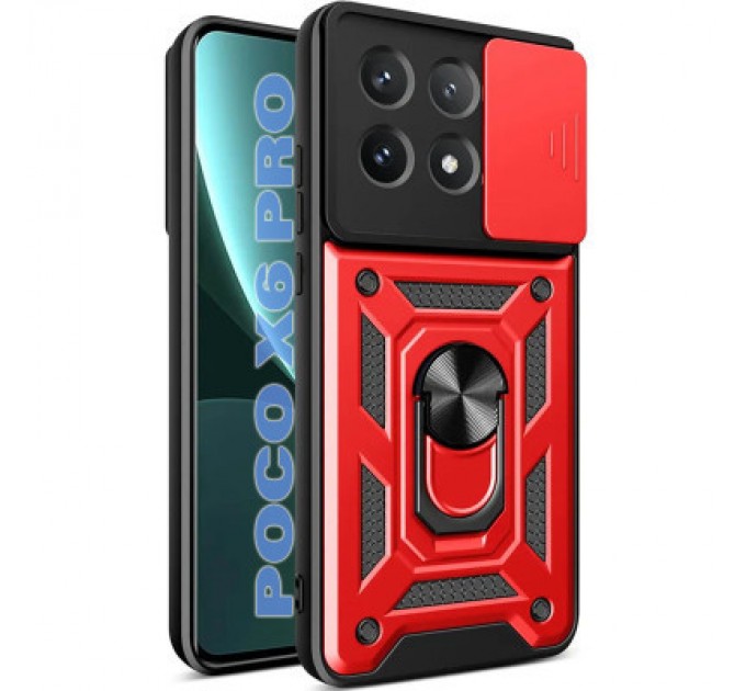 BeCover Чохол до мобільного телефона BeCover Military Poco X6 Pro Red (711160)