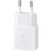 Samsung Зарядний пристрій Samsung USB-С 15W White + Cable USB-C 1m (EP-T1510XWEGEU)