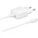 Samsung Зарядний пристрій Samsung USB-С 15W White + Cable USB-C 1m (EP-T1510XWEGEU)