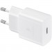 Samsung Зарядний пристрій Samsung USB-С 15W White + Cable USB-C 1m (EP-T1510XWEGEU)