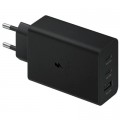 Samsung Зарядний пристрій Samsung 2xUSB-С 65W PD PPS/USB-A Black (EP-T6530NBEGEU)