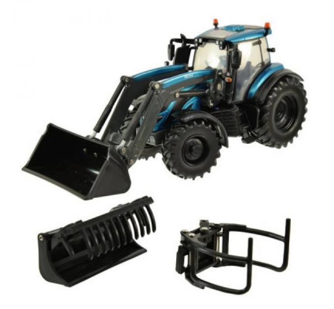 Britains Спецтехніка Britains Трактор Valtra з фронтальним навантажувачем 1:32 (43352)