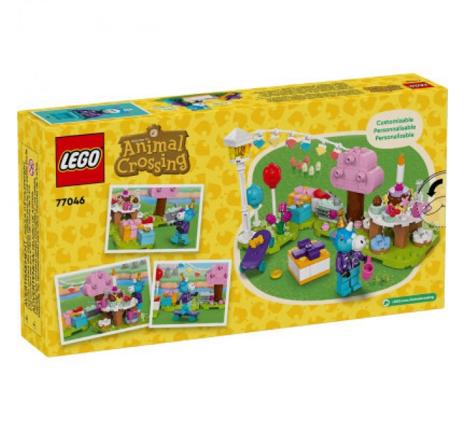 LEGO Конструктор LEGO Animal Crossing Вечірка з нагоди дня народження Julian 170 деталей (77046)