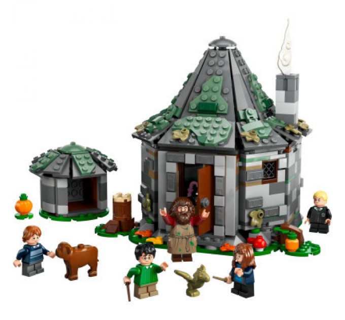 LEGO Конструктор LEGO Harry Potter Хатинка Геґріда: Несподівані гості 896 деталей (76428)