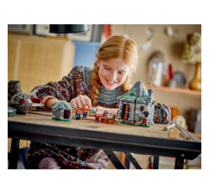 LEGO Конструктор LEGO Harry Potter Хатинка Геґріда: Несподівані гості 896 деталей (76428)