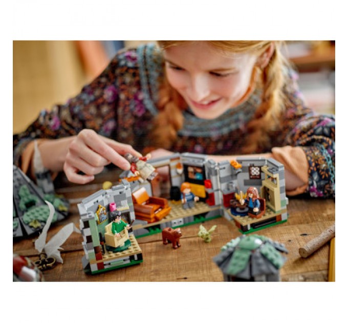 LEGO Конструктор LEGO Harry Potter Хатинка Геґріда: Несподівані гості 896 деталей (76428)