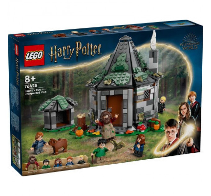 LEGO Конструктор LEGO Harry Potter Хатинка Геґріда: Несподівані гості 896 деталей (76428)