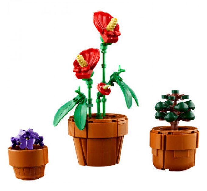 LEGO Конструктор LEGO Icons Мініатюрні рослини 758 деталей (10329)