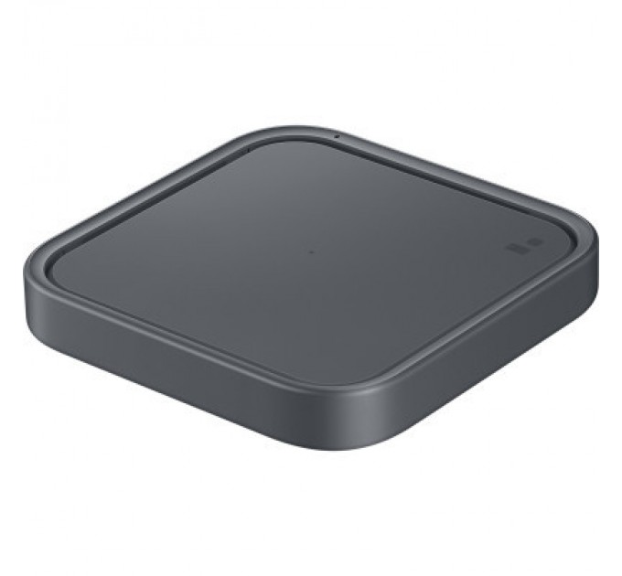 Samsung Зарядний пристрій Samsung 15W Wireless Charger Pad w/o Dark Gray (EP-P2400BBEGEU)