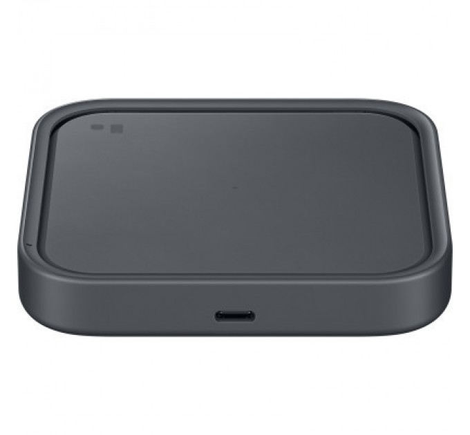 Samsung Зарядний пристрій Samsung 15W Wireless Charger Pad w/o Dark Gray (EP-P2400BBEGEU)
