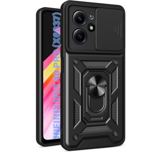 BeCover Чохол до мобільного телефона BeCover Military Infinix Hot 40 Pro (X6837) Black (711151)