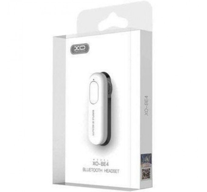 XO Bluetooth-гарнітура XO BE4 White (XO-BE4-WH)