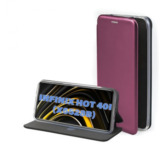 BeCover Чохол до мобільного телефона BeCover Exclusive Infinix Hot 40i (X6528B) Burgundy (711229)