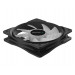 Вентилятор DeepCool RF120B, 120х120х25 мм, 3-pin, 4-pin, черный с белым