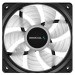 Вентилятор DeepCool RF120B, 120х120х25 мм, 3-pin, 4-pin, черный с белым