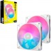 Corsair Кулер до корпусу Corsair iCUE Link RX140 RGB PWM White Dual Pack (CO-9051024-WW)