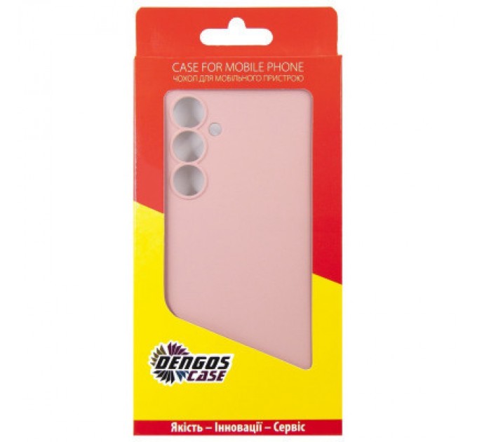 Dengos Чохол до мобільного телефона Dengos Soft Samsung Galaxy A55 5G (Pink) (DG-TPU-SOFT-57)