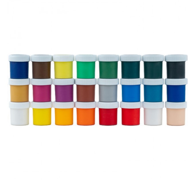 Kite Гуашеві фарби Kite Classic 24 кольорів х 20 мл (K-097)