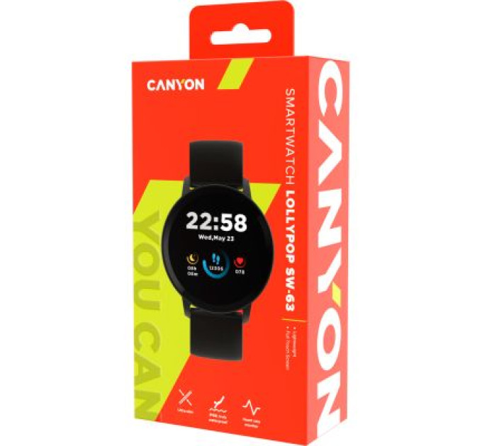 Canyon Смарт-годинник Canyon CNS-SW63BB Lollypop (CNS-SW63BB)
