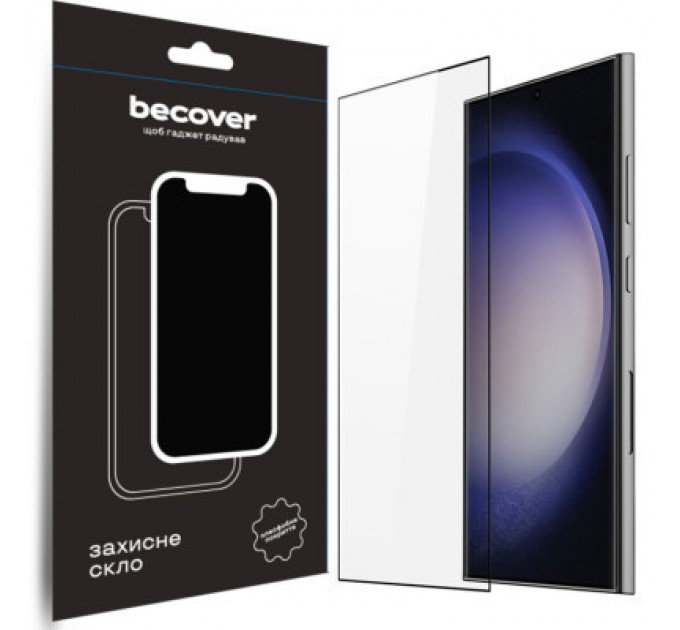 BeCover Скло захисне BeCover Samsung Galaxy S24 Ultra SM-S928 Black (711318)
