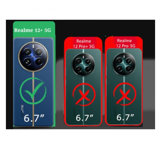 BeCover Чохол до мобільного телефона BeCover Realme 12 Plus Black (711183)