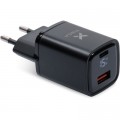 Vinga Зарядний пристрій Vinga USB-C PD30W + USB-A QC30W Display 33W Max (VCR30ACDB)
