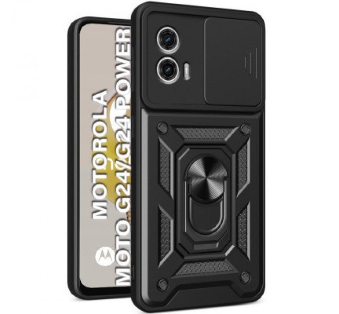 BeCover Чохол до мобільного телефона BeCover Military Motorola Moto G24/G24 Power Black (710722)