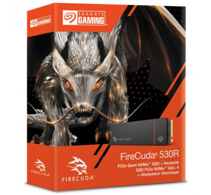 Накопичувач SSD M.2 2280 1TB FireCuda 530R with Heatsink Seagate (ZP1000GM3A073)