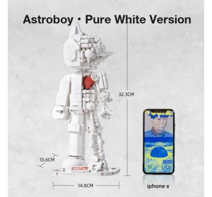 Pantasy Конструктор Pantasy Astro Boy: Чисто біла версія (86206)